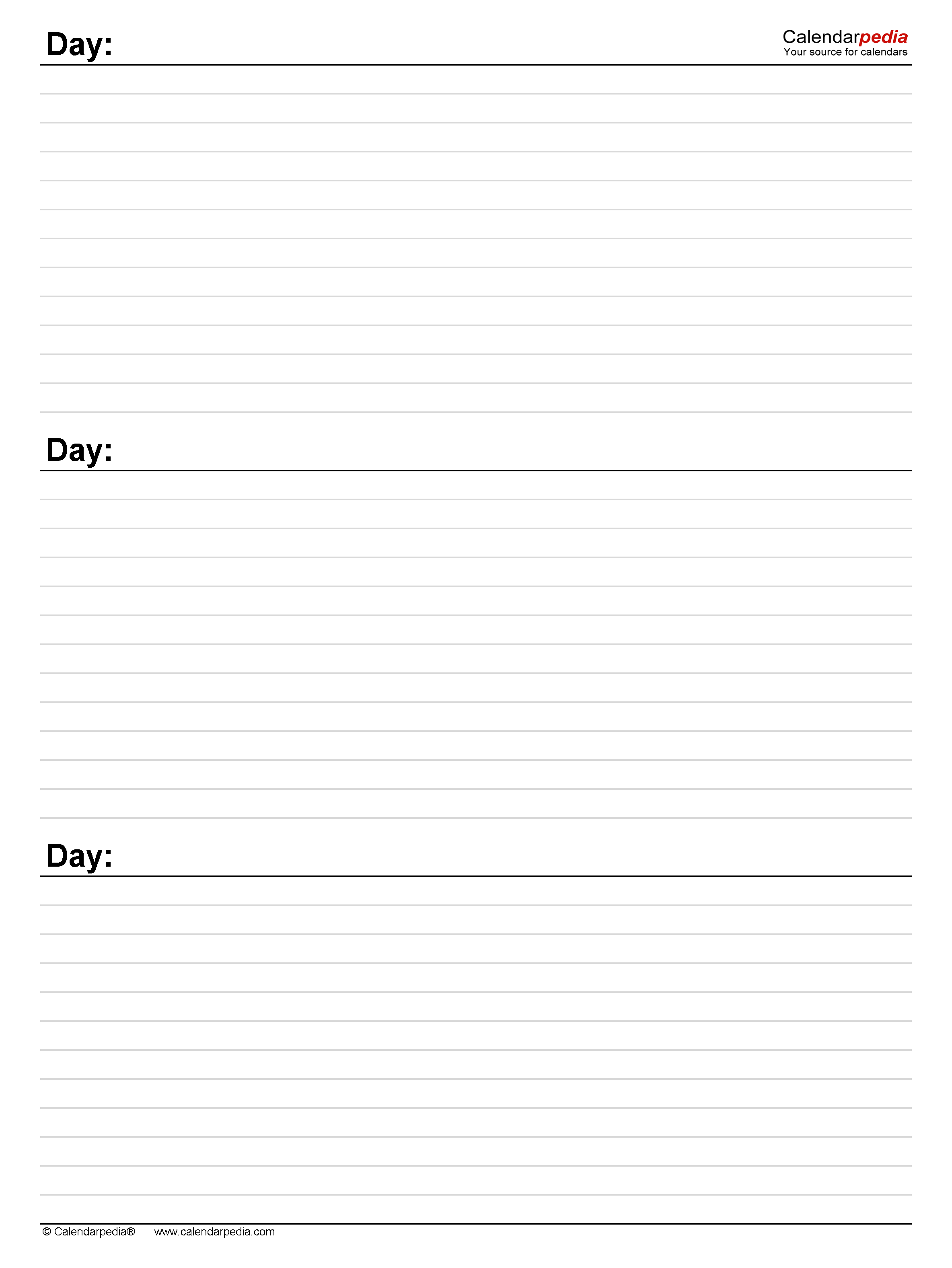 Free Daily Planners In PDF Format 20 Templates