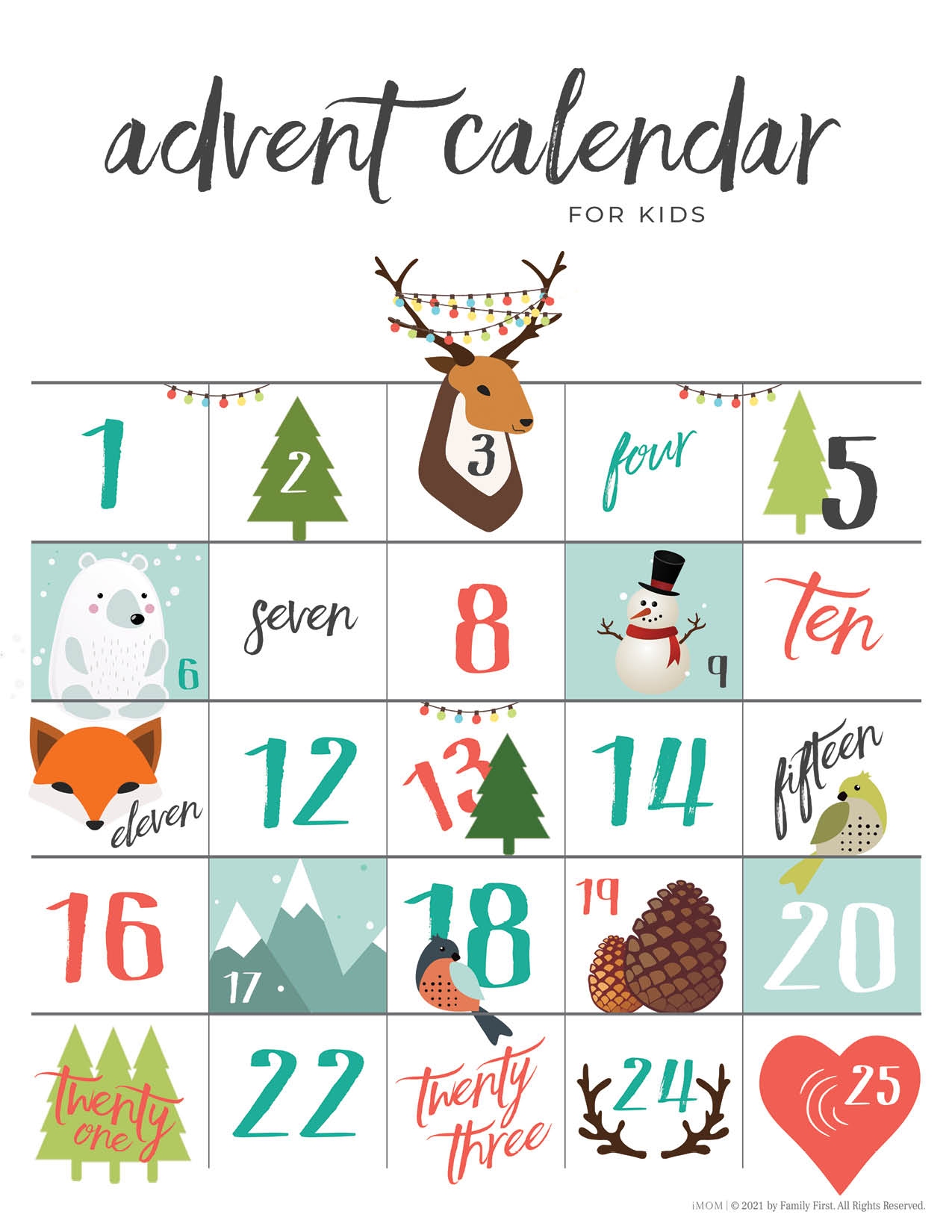 Free Printable Blank Advent Calendar 2024 Calendar Printable