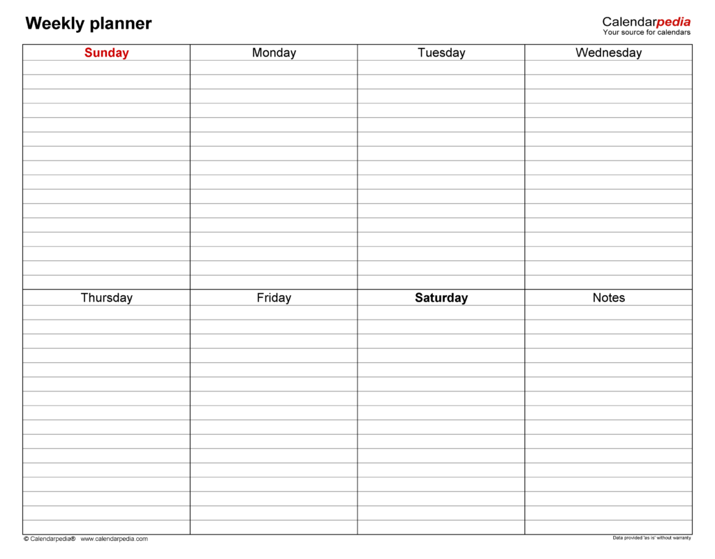 Free Blank Weekly Calendar Printable 2023 Calendar Printable Free blank weekly calendar printable 2023 calendar printable